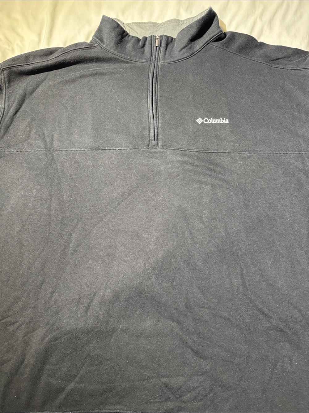 Columbia Black Half-Zip Fleece Pullover
